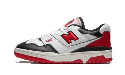 New Balance 550 White Red Black authentique