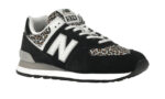 New Balance 574 Black Beige Leopard Print - vue 5