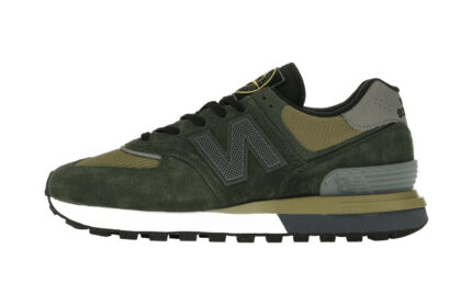 New Balance 574 Legacy Stone Island Dark Green authentique