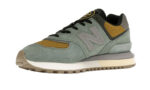 New Balance 574 Legacy Stone Island Light Green - vue 3