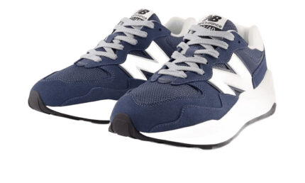 New Balance 57/40 Navy Blue White - vue 2