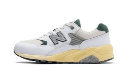New Balance 580 White Nightwatch Green authentique