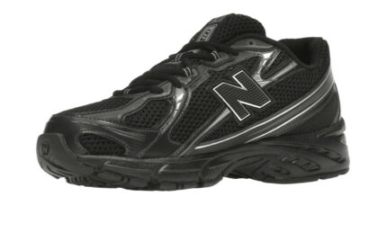 New Balance 740v2 Black Grey Silver - vue 2