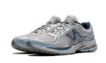 New Balance 860 V2 Grey Blue - vue 2
