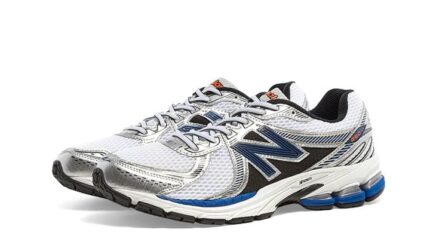 New Balance 860 V2 OG White Silver - vue 2