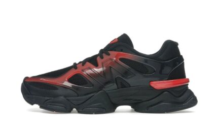New Balance 9060 Black Red Gradient authentique