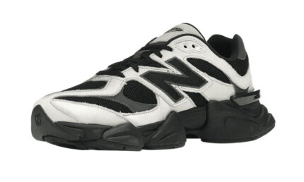 New Balance 9060 Off White Black - vue 2