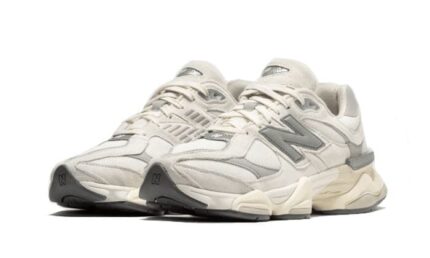 New Balance 9060 Sea Salt White - vue 2