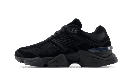 New Balance 9060 Triple Black authentique