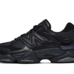 New Balance 9060 Triple Black Leather authentique