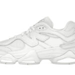 New Balance 9060 Triple White authentique