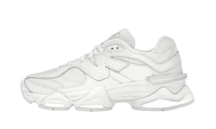 New Balance 9060 Triple White authentique