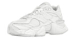 New Balance 9060 Triple White - vue 3