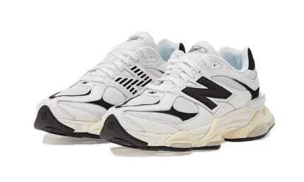 New Balance 9060 White Black - vue 2