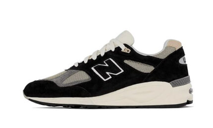 New Balance 990 v2 Made In USA Black authentique