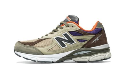 New Balance 990 V3 Made In Usa Tan Blue authentique