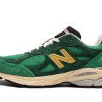 New Balance 990 V3 MiUSA Teddy Santis Green Gold authentique
