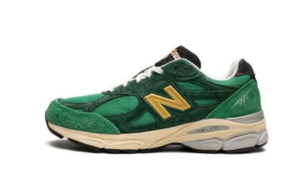 New Balance 990 V3 MiUSA Teddy Santis Green Gold authentique