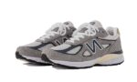 New Balance 990 V4 Made In USA Grey Suede - vue 2