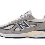 New Balance 990 V4 Made In USA Grey Suede authentique
