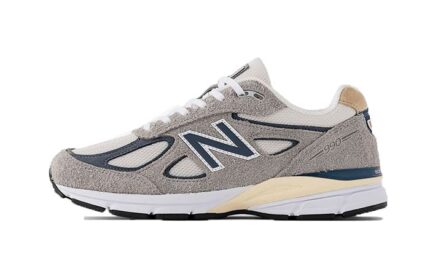New Balance 990 V4 Made In USA Grey Suede authentique
