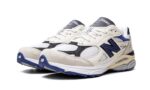 New Balance 990V3 - Made In USA Cream Blue - vue 2