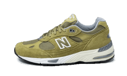New Balance 991 Made in UK Green Moss authentique
