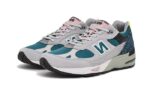 New Balance 991 Made In UK Grey Teal - vue 2