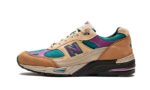 New Balance 991 Made In UK Palace Brown Teal authentique