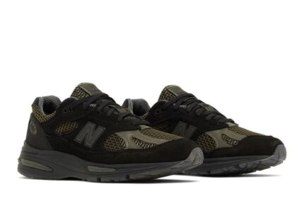 New Balance 991v2 MiUK Stone Island Black - vue 2