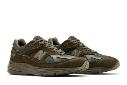 New Balance 991v2 MiUK Stone Island Ghost Pack Green - vue 2