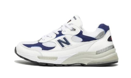 New Balance 992 White Navy authentique