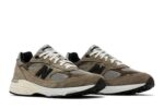 New Balance 993 MiUSA JJJJound Military Urban Grey Angora - vue 2