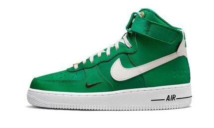 Nike Air Force 1 High 40th Anniversary White Green - vue 2