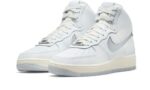Nike Air Force 1 High Sculpt White Silver - vue 2