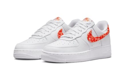 Nike Air Force 1 Low '07 Essential Orange Paisley - vue 2