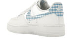 Nike Air Force 1 Low '07 Essential White University Blue Gingham - vue 3