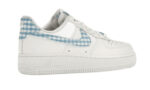 Nike Air Force 1 Low '07 Essential White University Blue Gingham - vue 4