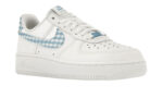 Nike Air Force 1 Low '07 Essential White University Blue Gingham - vue 5