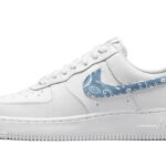 Nike Air Force 1 Low '07 Essential White Worn Blue Paisley authentique