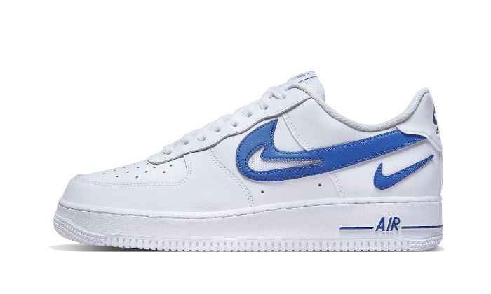 nike-air-force-1-low-07-fm-cut-out-swoosh-white-game-royal-257361 Nike Air Force 1 Low '07 FM Cut Out Swoosh White Game Royal authentique