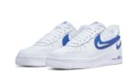 Nike Air Force 1 Low '07 FM Cut Out Swoosh White Game Royal - vue 2