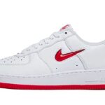 Nike Air Force 1 Low '07 Retro Color of the Month Jewel Swoosh University Red authentique