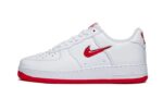 Nike Air Force 1 Low '07 Retro Color of the Month Jewel Swoosh University Red authentique