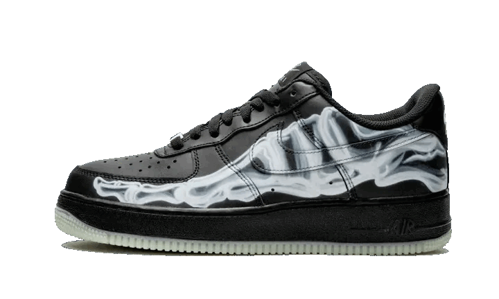 nike-air-force-1-low-black-skeleton-halloween-2019-490849 Nike Air Force 1 Low Black Skeleton Halloween (2019) authentique
