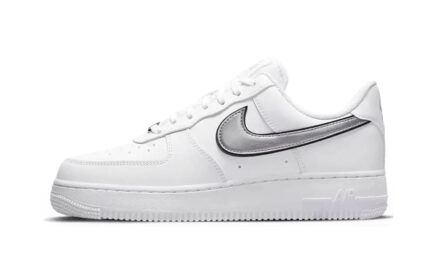 Nike Air Force 1 Low Essential White Metallic Silver authentique