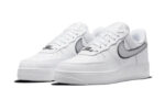 Nike Air Force 1 Low Essential White Metallic Silver - vue 2