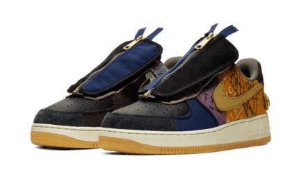 Nike Air Force 1 Low Fossil Travis Scott - vue 2