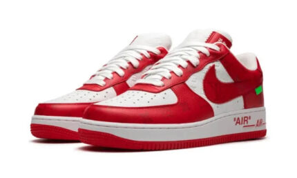 Nike Air Force 1 Low Louis Vuitton White Red - vue 2
