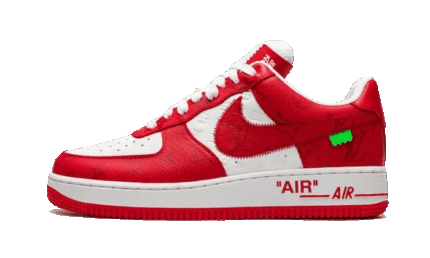 Nike Air Force 1 Low Louis Vuitton White Red authentique